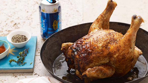 beer can bbq whole chicken